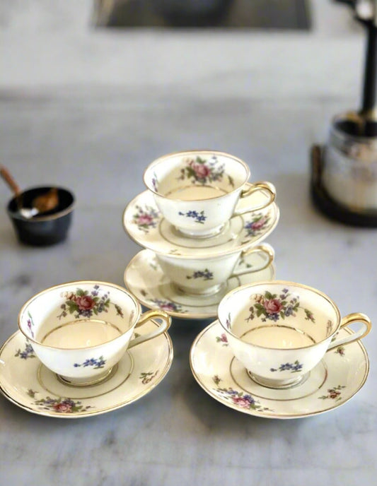 Vintage Espresso Cups Tirschenreuth The Queens Rose