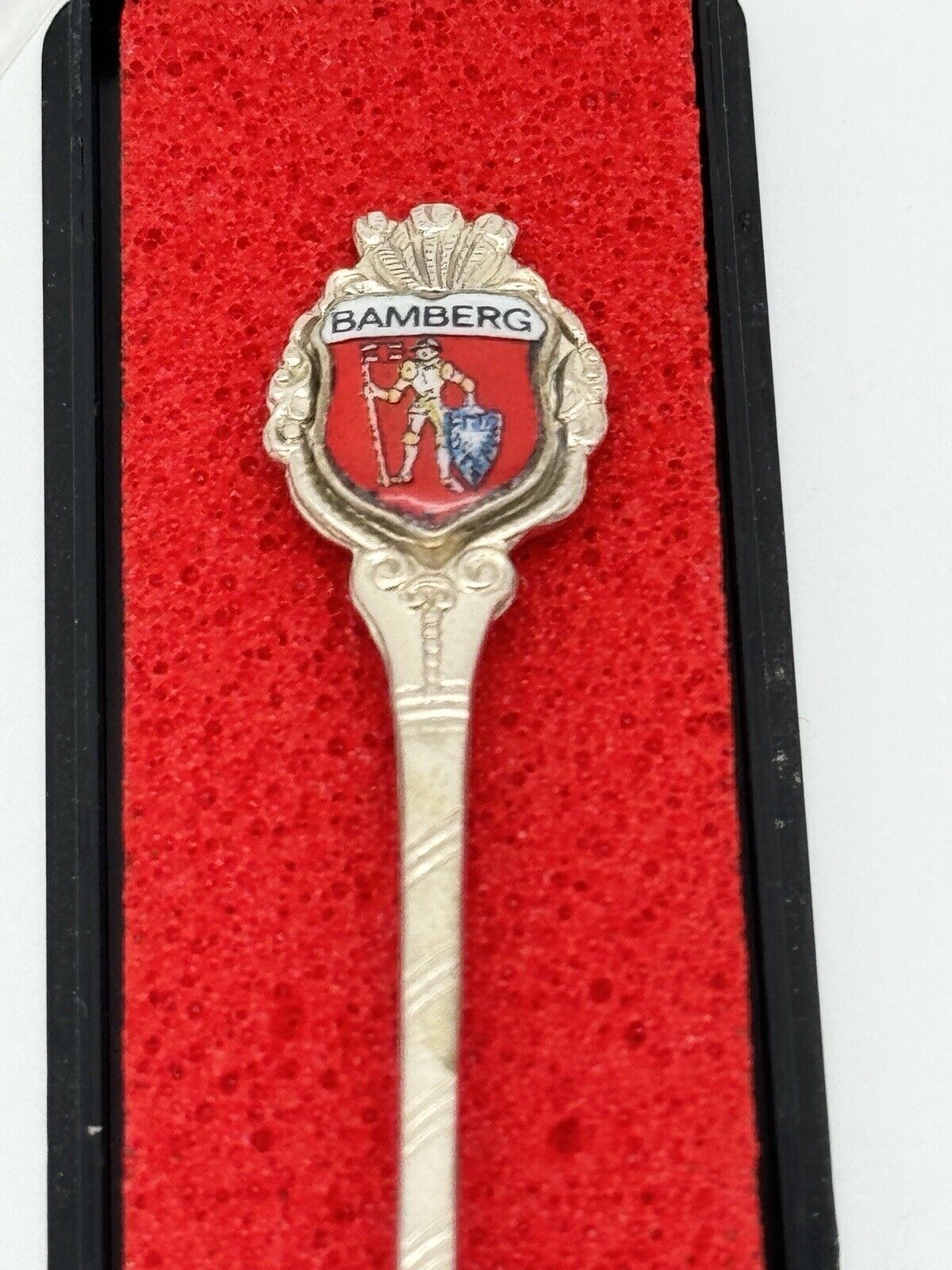 VINTAGE BAMBERG 800 European Sterling COLLECTOR SOUVENIR SPOON GERMANY