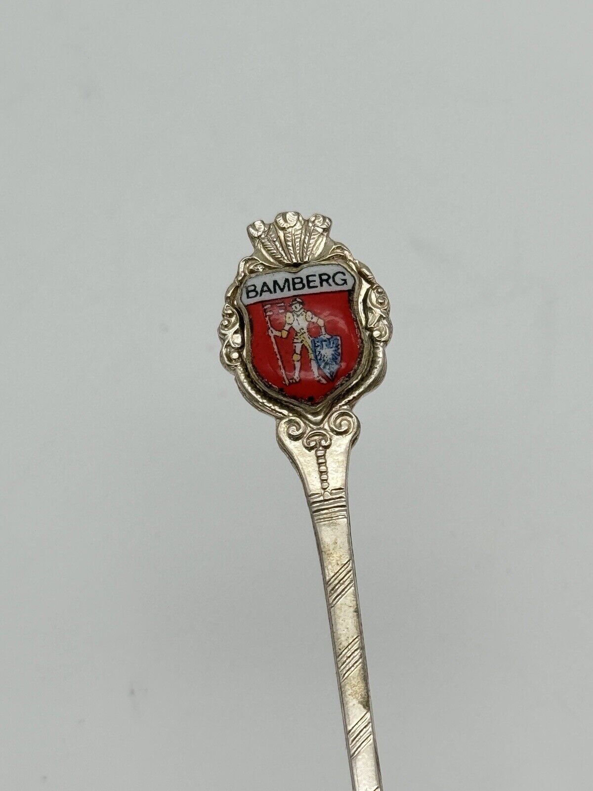 VINTAGE BAMBERG 800 European Sterling COLLECTOR SOUVENIR SPOON GERMANY