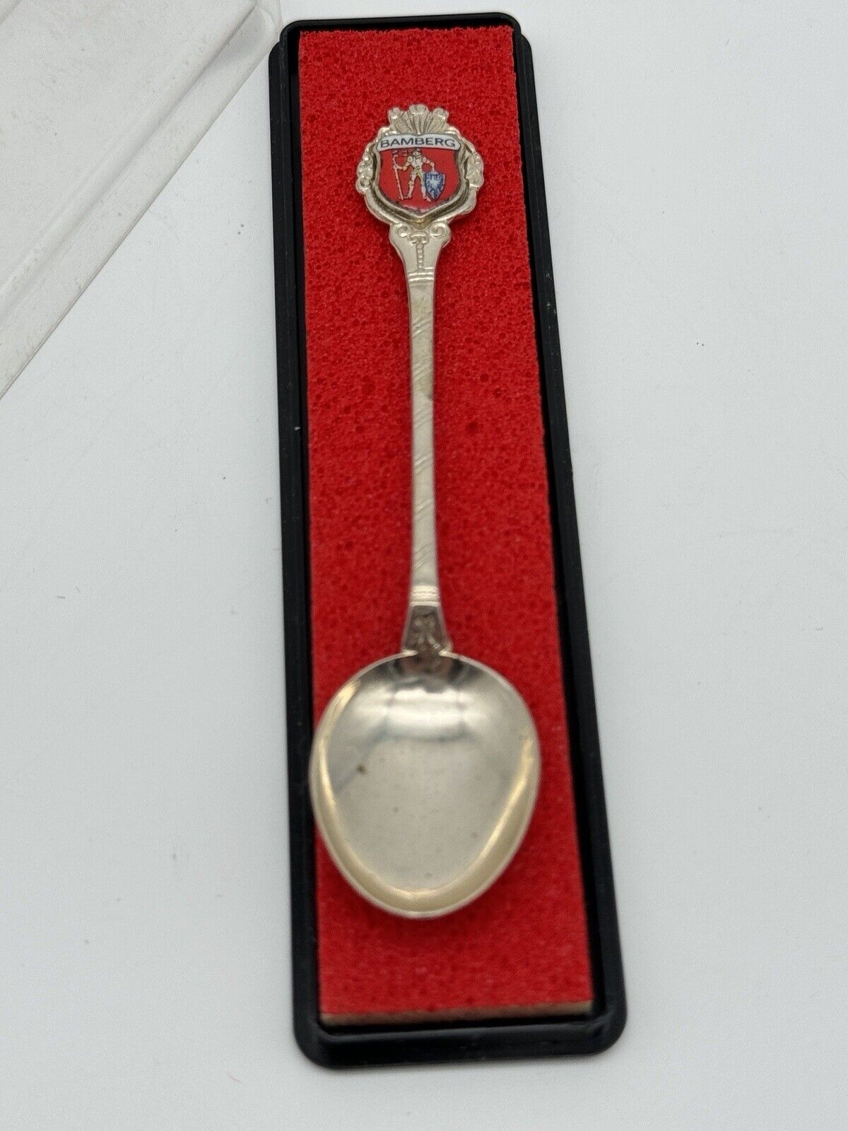 VINTAGE BAMBERG 800 European Sterling COLLECTOR SOUVENIR SPOON GERMANY