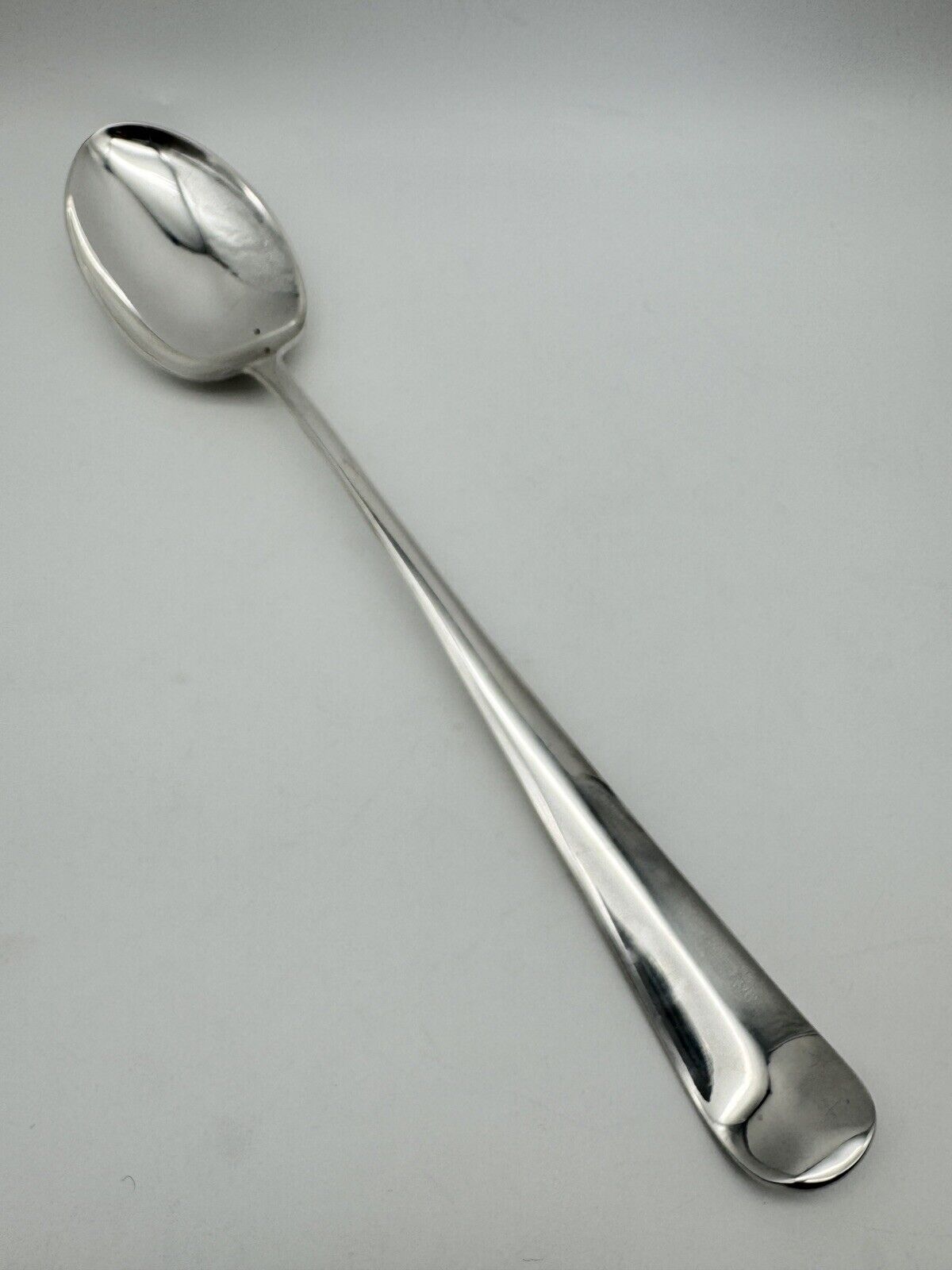 Vintage Silverplate Stuffing Spoon 13” Serving Spoon Traditional English Style