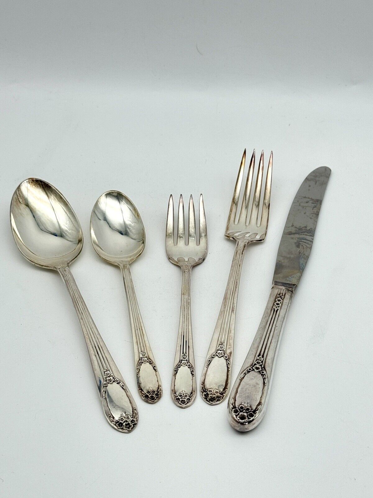 55 Piece Garland Rapture 1937 Silverware Set For 8 With Storage Box