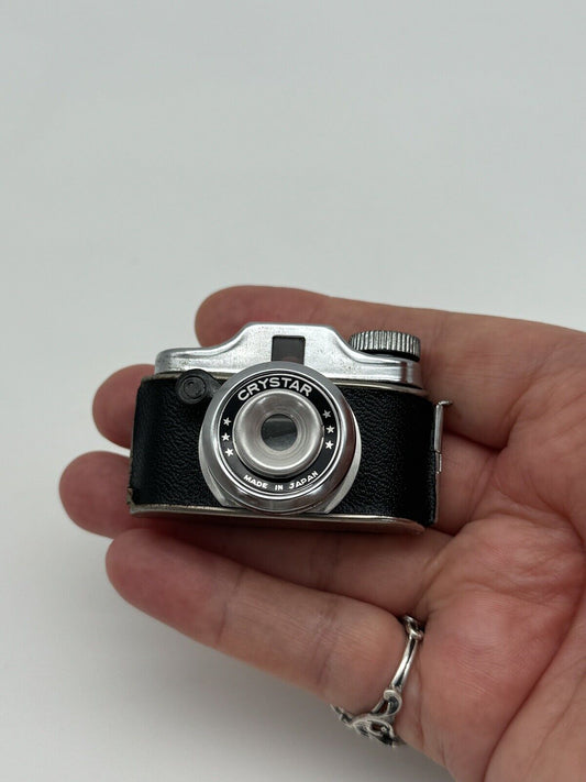 Vintage Crystar Mini Spy Camera Made in Japan Circa 2”