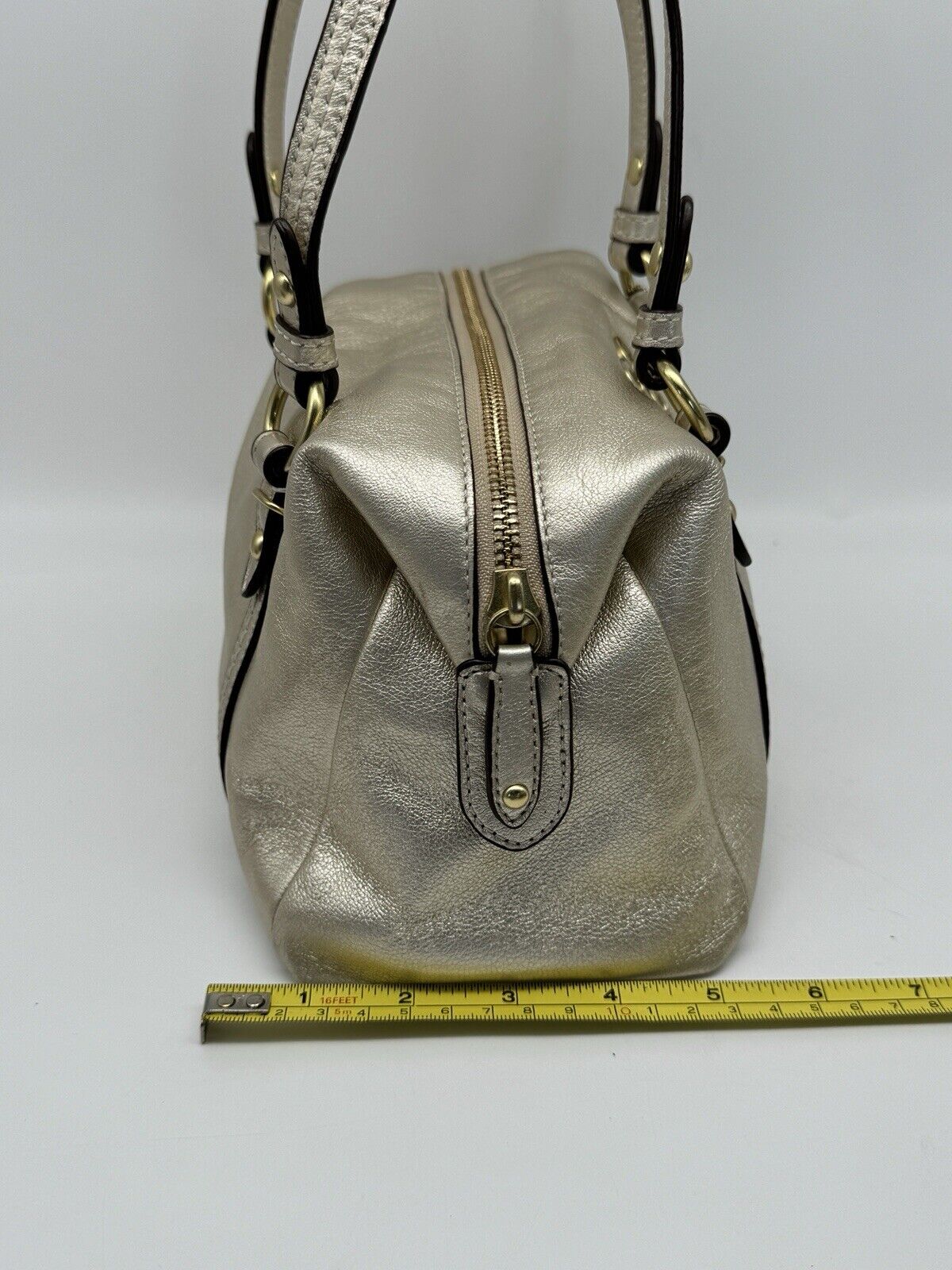 Coach Julia Silver Satchel top