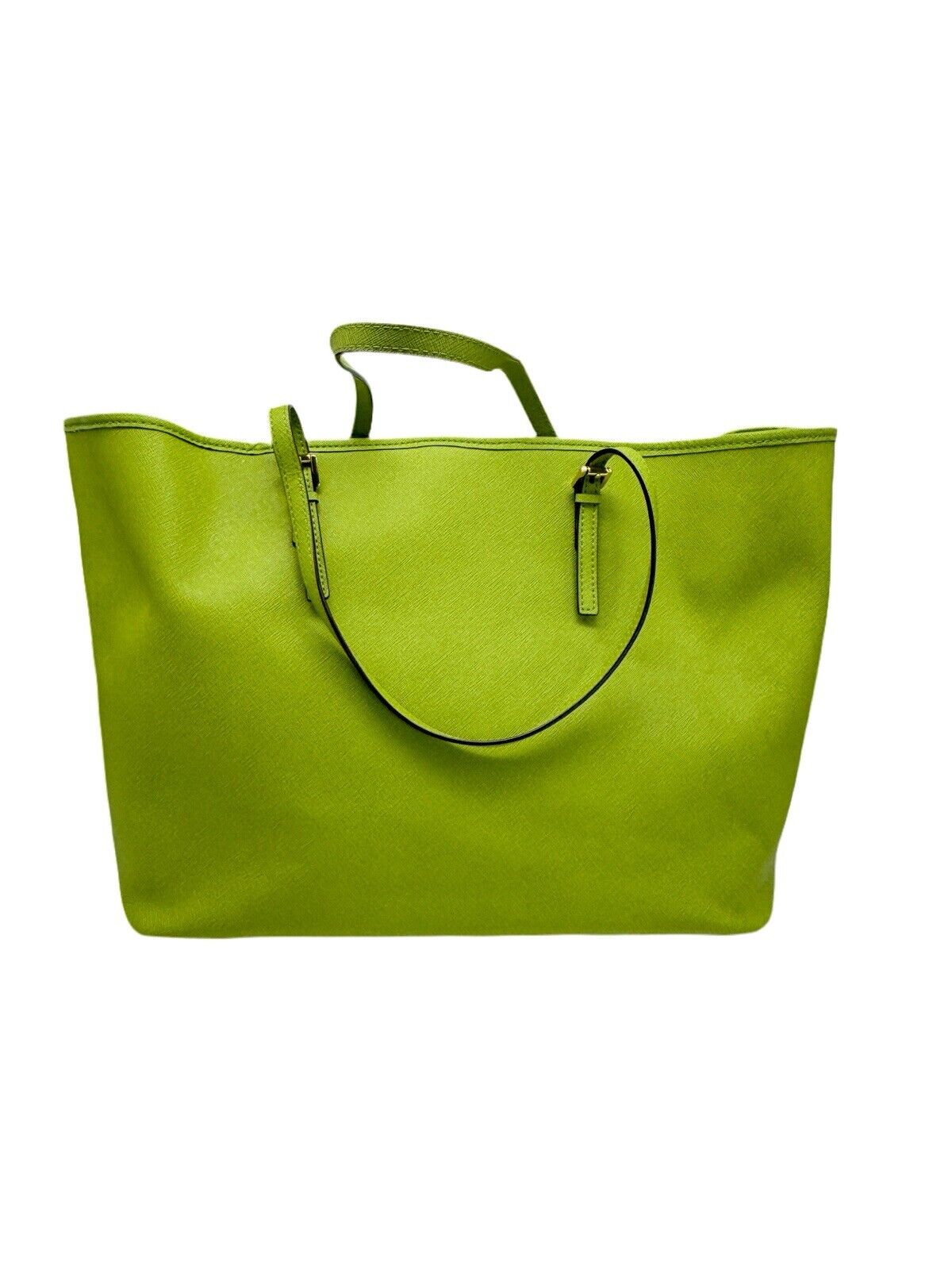 Michael Kors Lime Green Leather Jet Set Travel Tote ($300