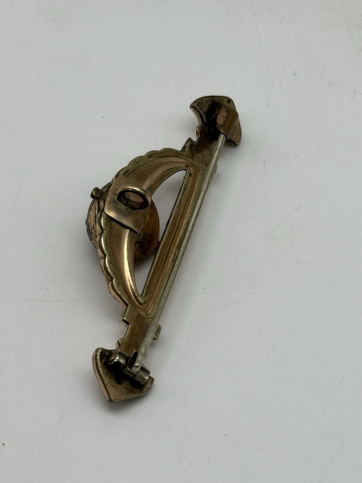 Antique VICTORIAN Gold Filled Bar Pin for Chatelaine Or Watch Fob