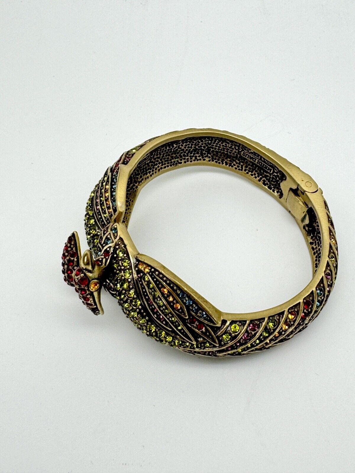 Vintage Signed HEIDI DAUS “For The Birds” HINGED Bangle Estate Find 🤩