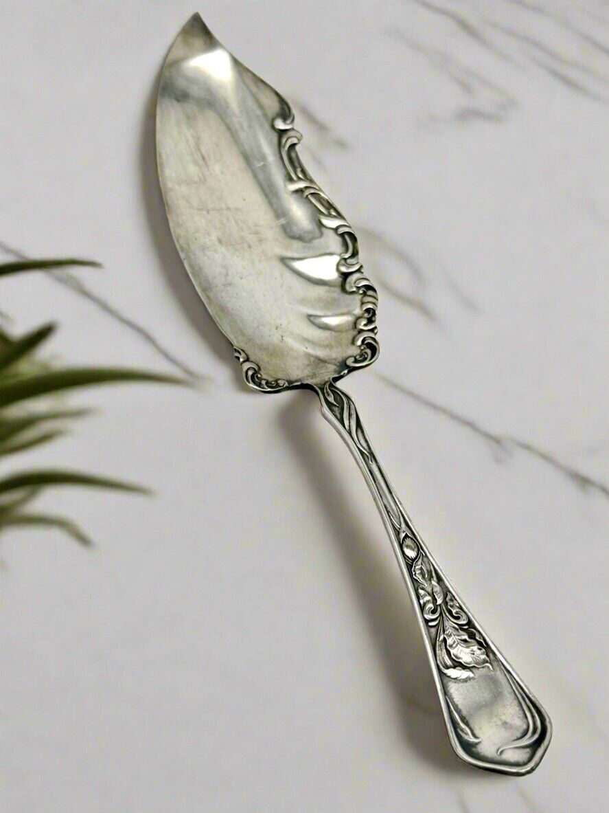 ANTIQUE IRIS 1902 Jelly Knife Silver Plate ESTATE FIND Art Nouveau