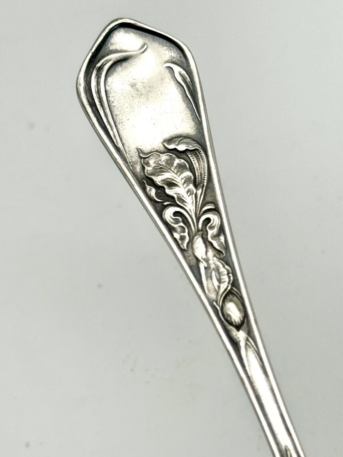 ANTIQUE IRIS 1902 Jelly Knife Silver Plate ESTATE FIND Art Nouveau