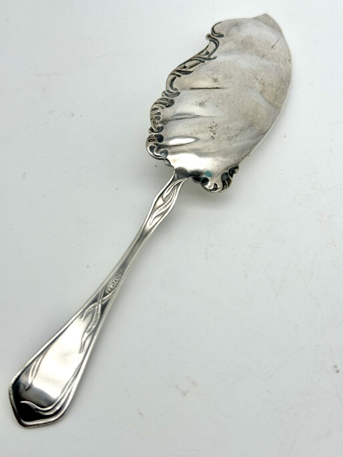 ANTIQUE IRIS 1902 Jelly Knife Silver Plate ESTATE FIND Art Nouveau