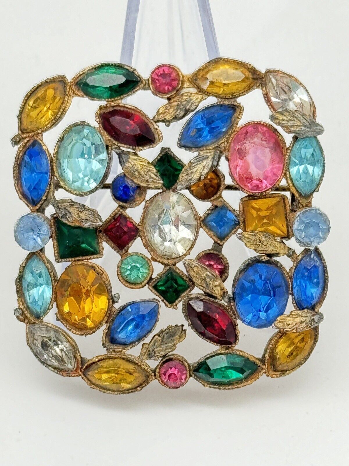 Vintage Czech Style Brooch ESTATE FIND