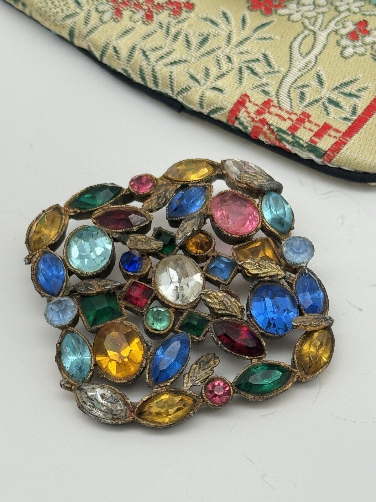 Vintage Czech Style Brooch ESTATE FIND