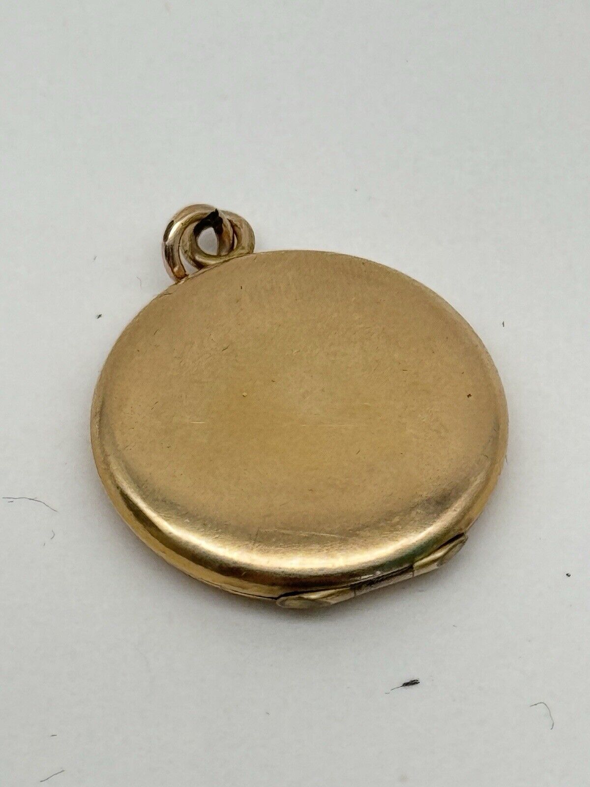 Antique Victorian Yellow Gold Filled Locket Pendant 1” No Monogram ESTATE FIND