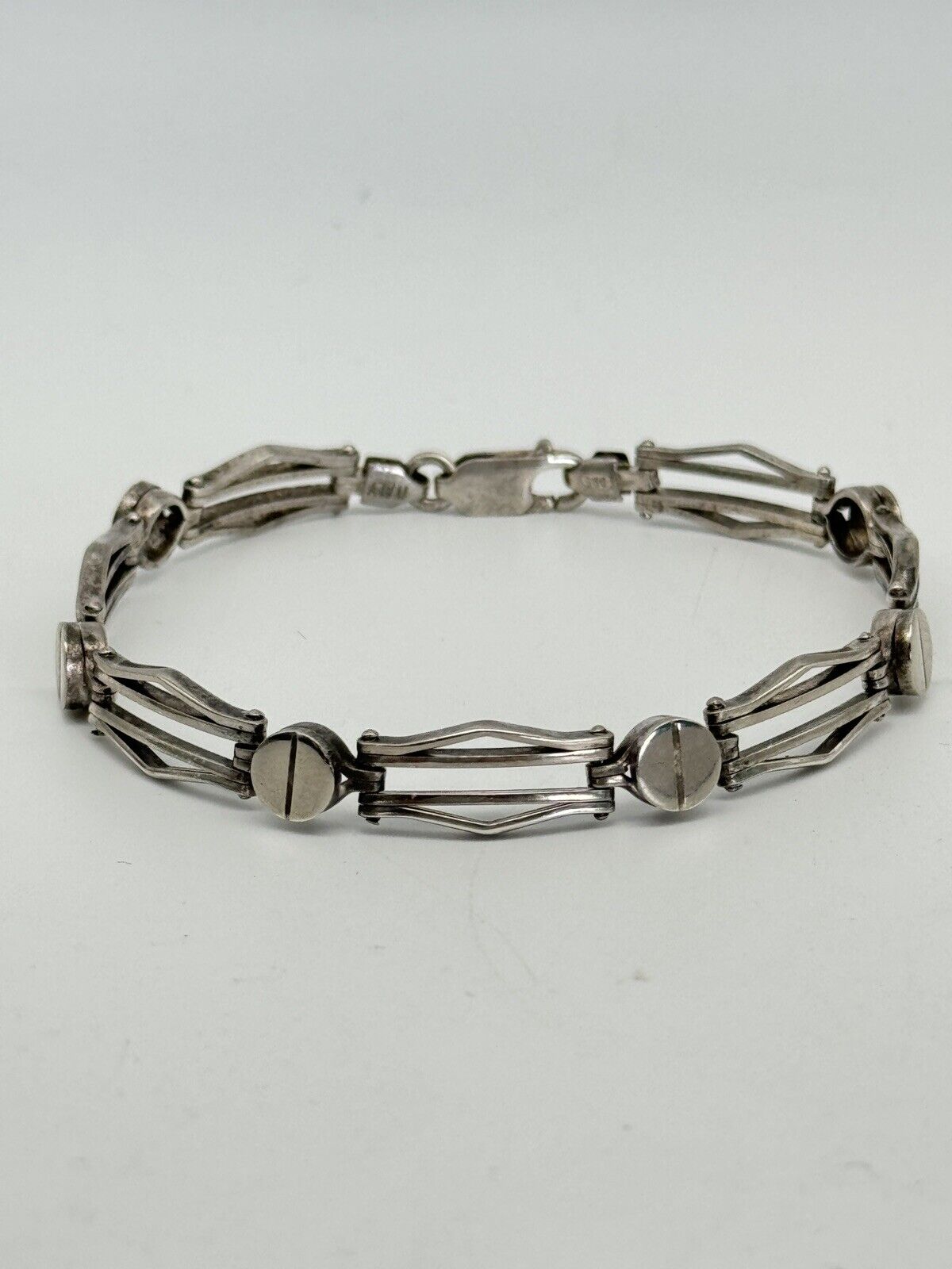 Vintage Sterling Silver 925 Bracelet Made In Italy