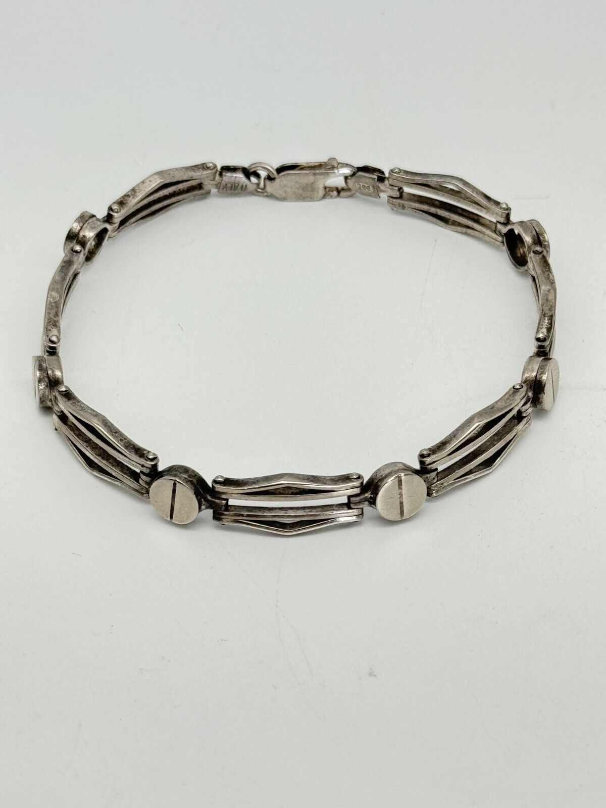 Vintage Sterling Silver 925 Bracelet Made In Italy