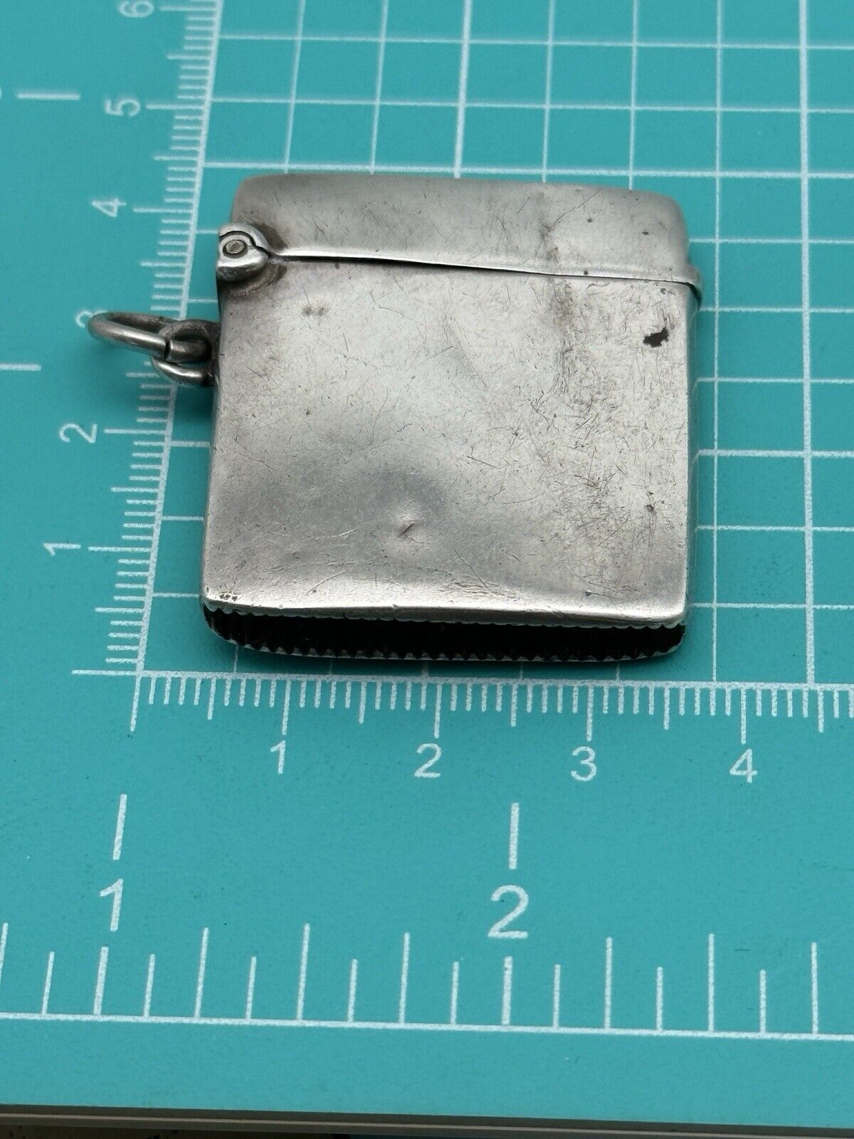 Antique STERLING Birmingham Vesta Case Match Case Chatelaine Pendant