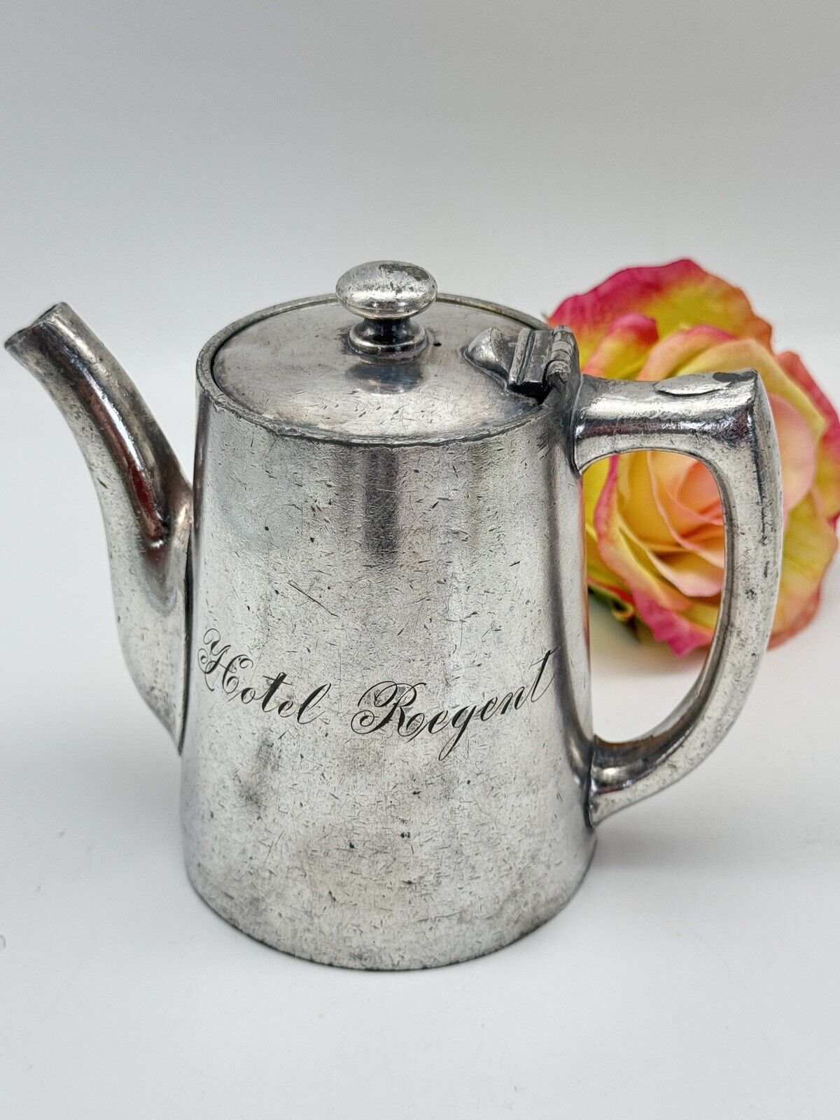 Antique Quadruple Silverplated Hotel Regent Coffee Tea Pot ESTATE FIND