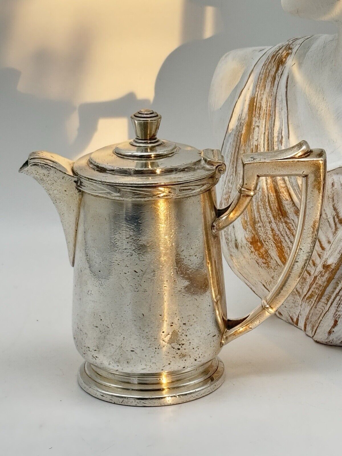 Vintage Silver Soldered Hotel Tea Pot THE SHOREHAM 8oz