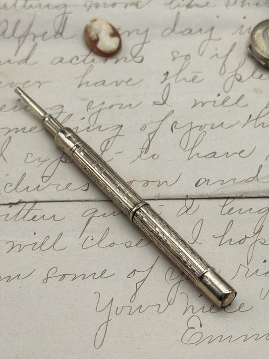 Antique Gold-filled Propelling Telescopic Pen ESTATE FIND Collectible