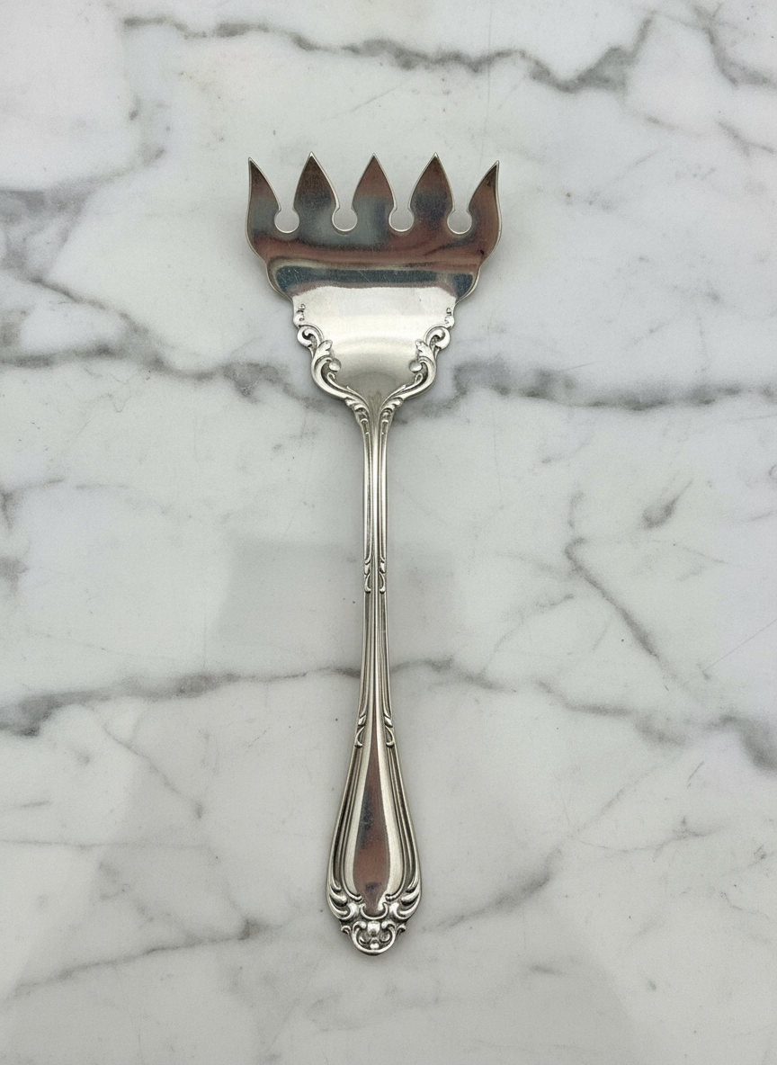 Vintage Silverplate SARDINE Fork Wallace Estate Find