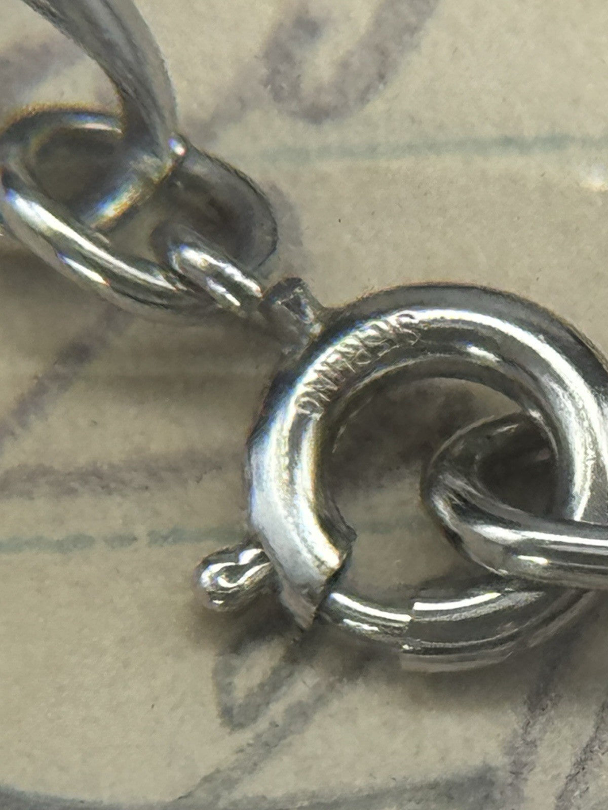 Vintage STERLING Silver Charm Bracelet St. Maarten ESTATE FIND 7.5”