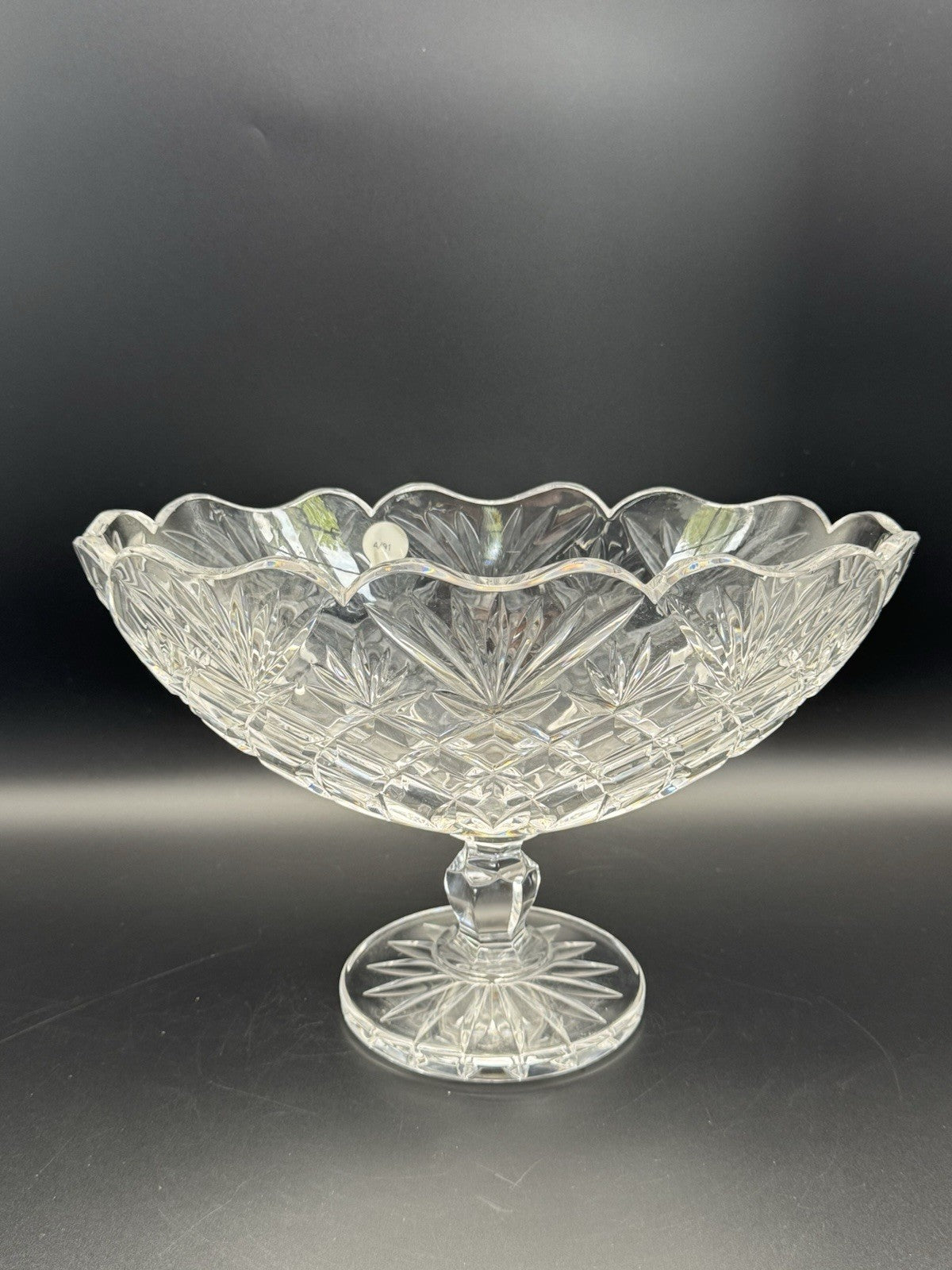 Waterford Crystal Boat Bowl Signed Paul Farrell 2007 #125199 Master Craftsman Made in IRELAND