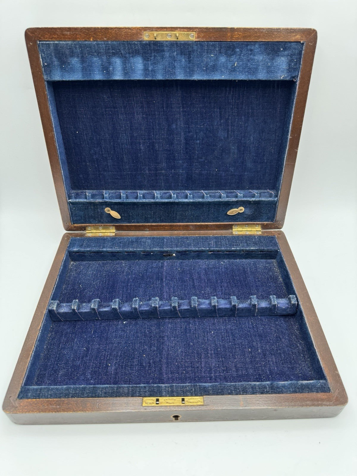 24 Pc Antique Mother of Pearl Dessert Set Sterling Ferrule Sheffield 1902 BOX