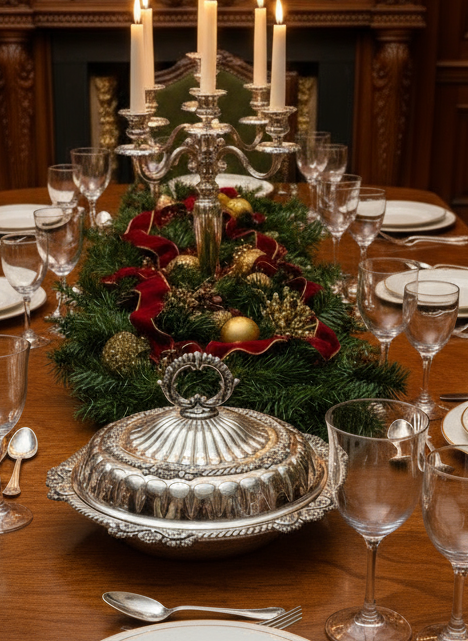Antique Meriden Silver Soldered Covered Vegetable Dish 10” Eagle Mark