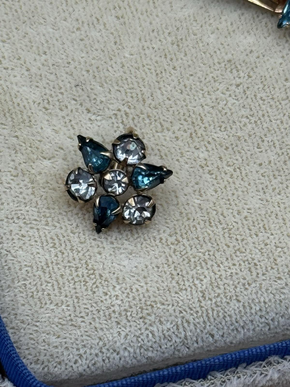 Vintage M&S Gold Filled Demi Parure Necklace Brooch & Earrings BOXED