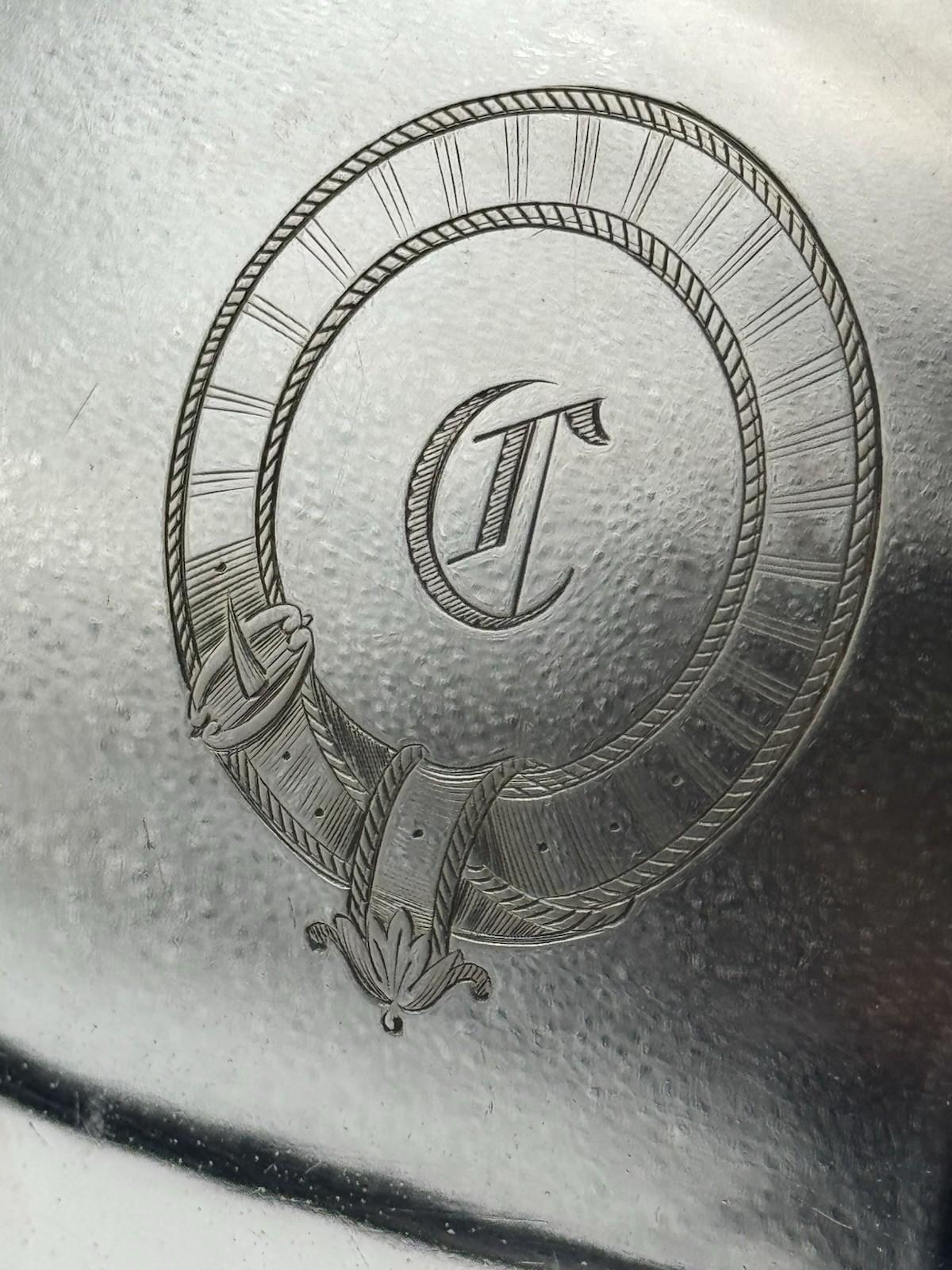 Large Antique Silverplate Poultry Meat Dome w/ Removable Handle 18” Mono