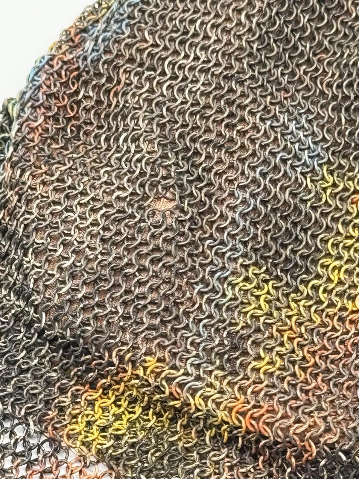 Antique Whiting & Davis Art Deco Enameled Mesh Purse – Circa 1920s