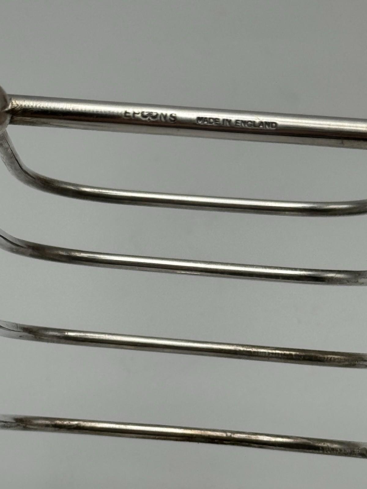 Vintage Toast Rack with Butter or Jam Server Spreader Sandland Ware English