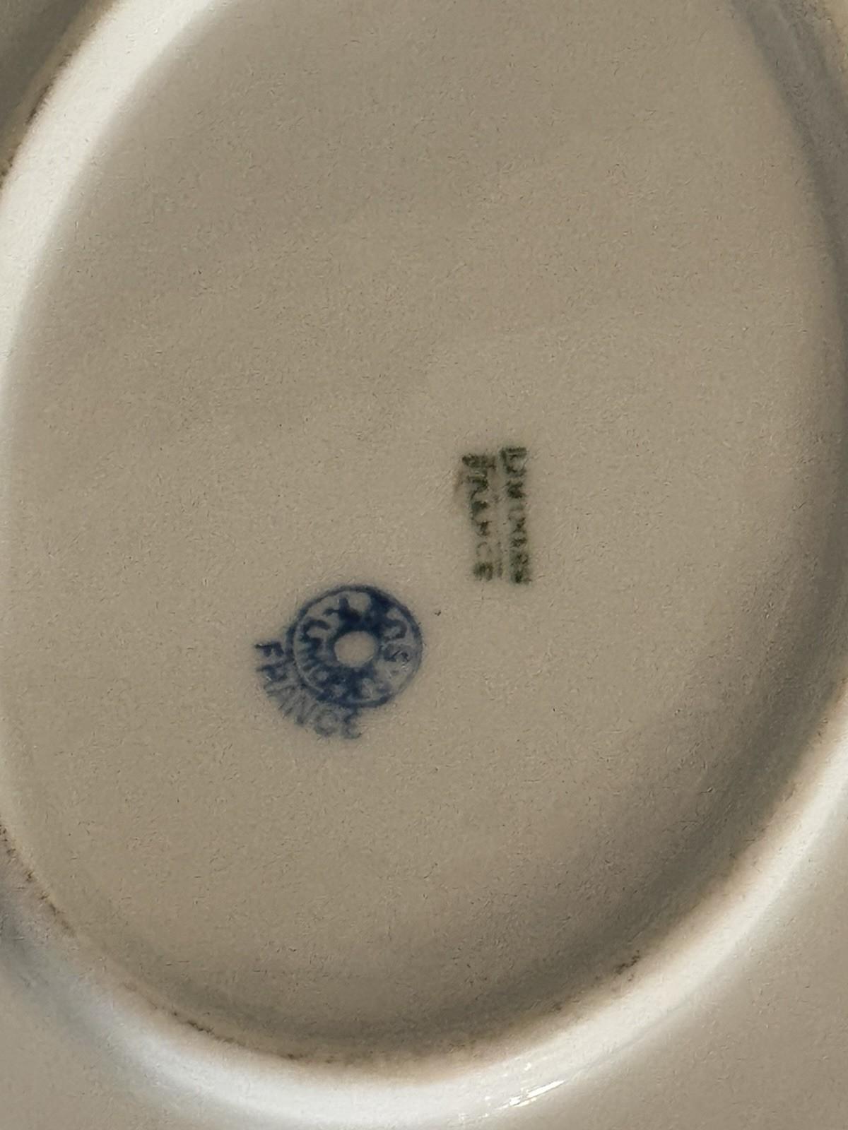 Antique Limoges France Hand Painted Pheasant Platter 18” x 12” Signed Stand NOT included.