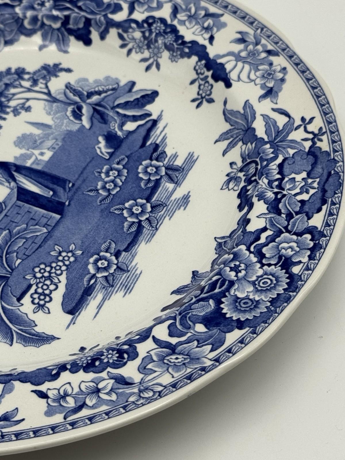 Spode Blue Room Collection Plate Girl at Well 10.43”d