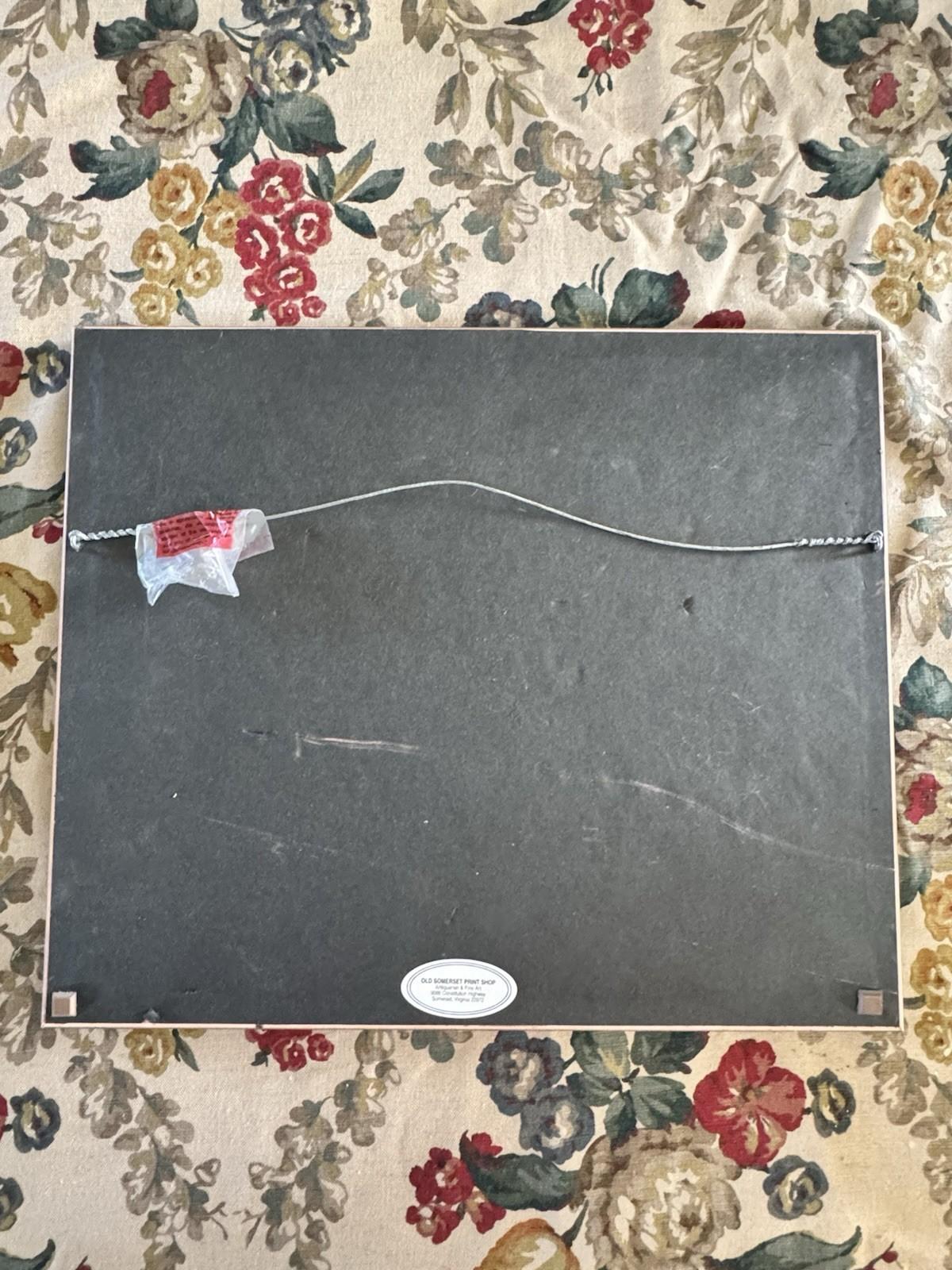 Antique Framed Print Verona Italy Castelvecchio Bridge J Godfrey Gilt Engraving