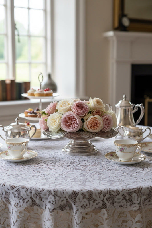 Vintage Silverplate Bowl Pedestal Centerpiece Reticulated Crimped Edge 10”