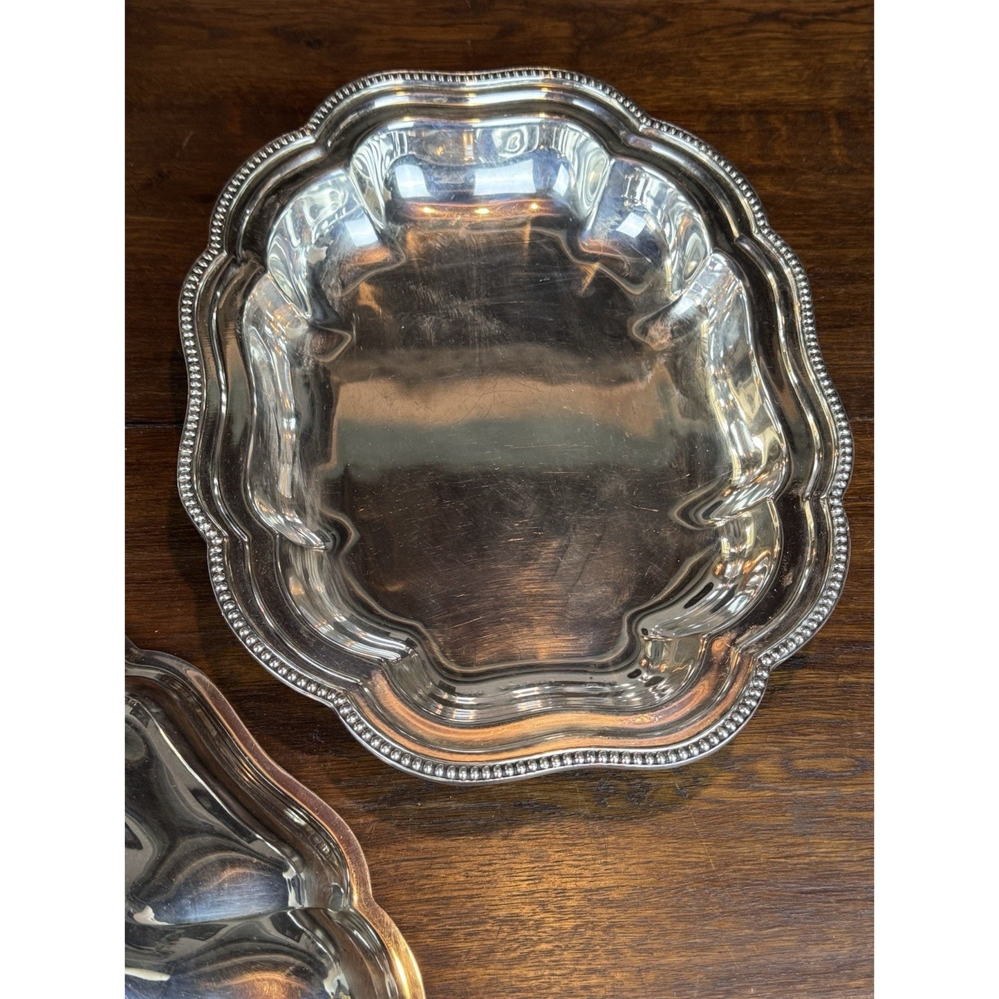 Vintage Silverplate English Style Covered Entrée Dish Chippendale 13”