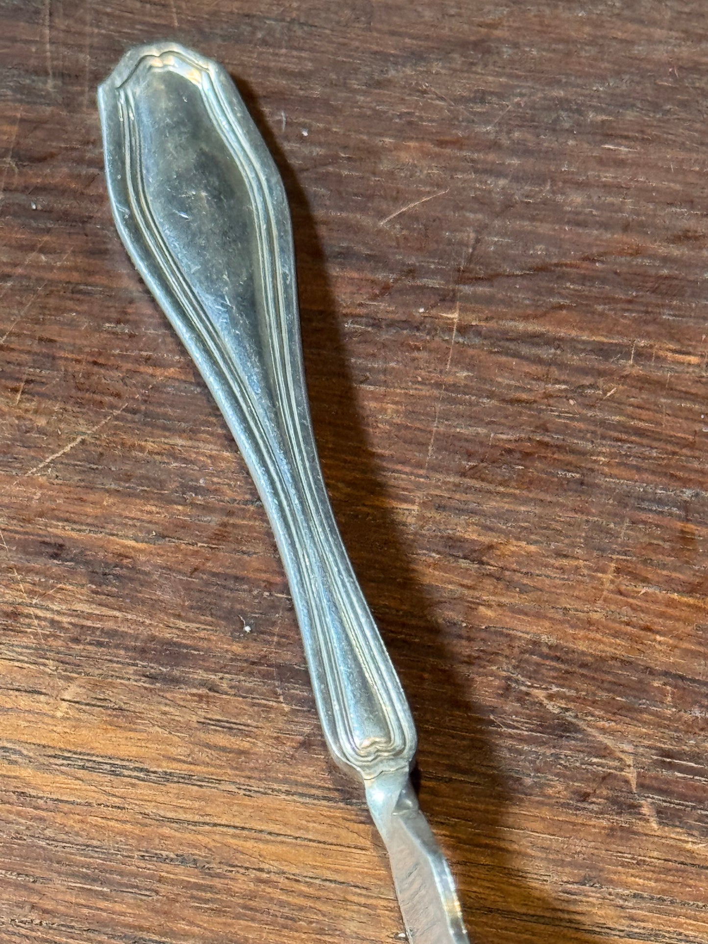 Antique Silver Plate Butter Knife 7.5” Flatware Serving Spreader