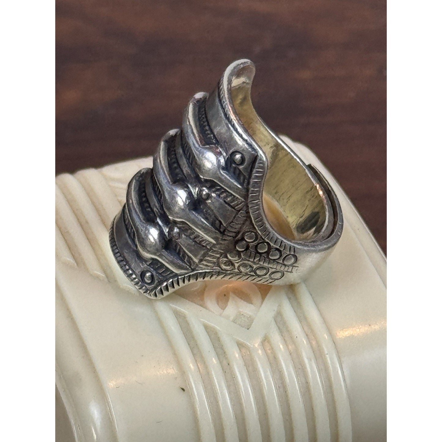 Vintage David Andersen Sterling Silver Ring 7 Norway 925S Copy Org. Year 300