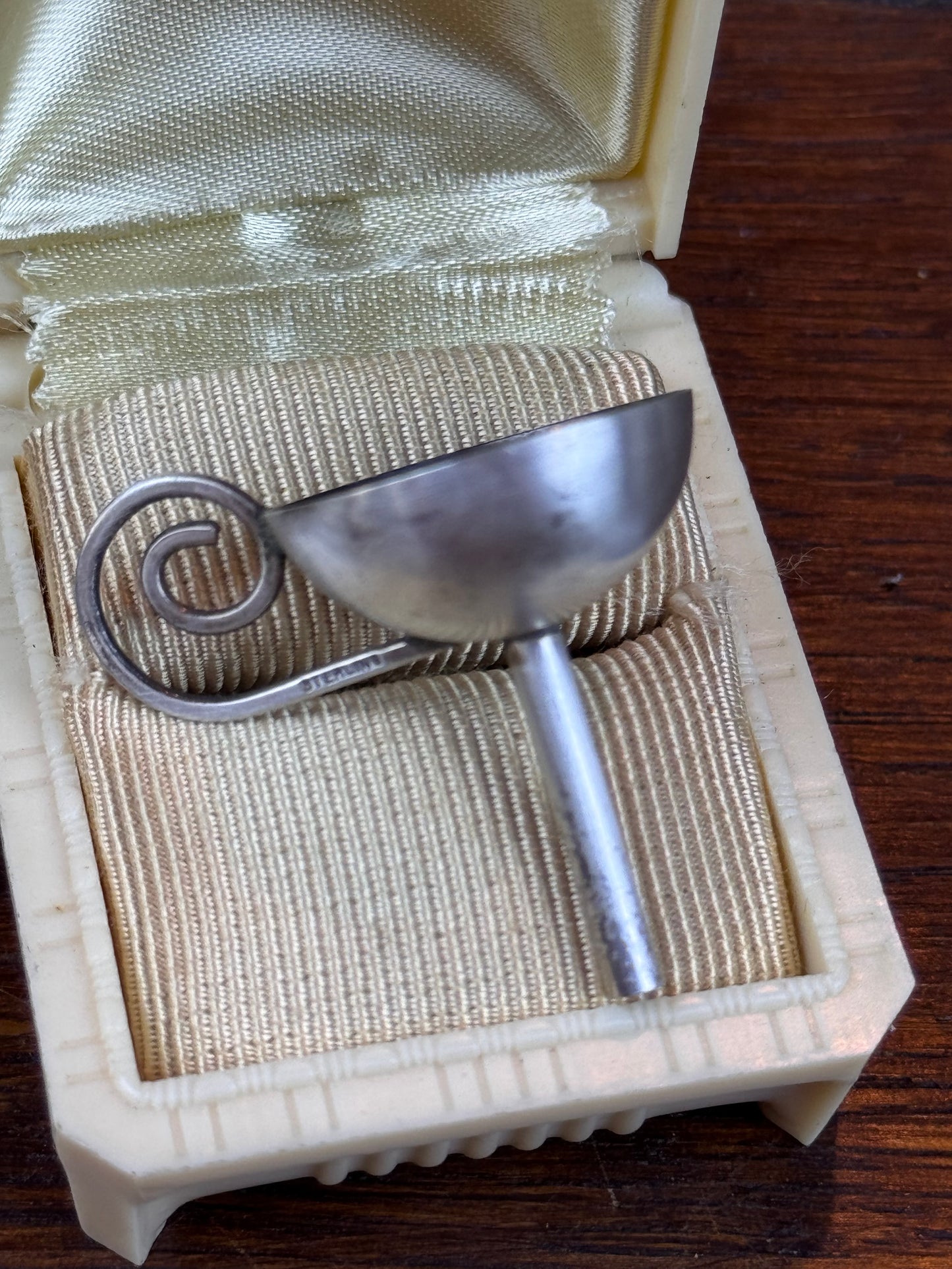 Sterling Silver Perfume Funnel Vintage Miniature Vanity Bottle Filling Tool