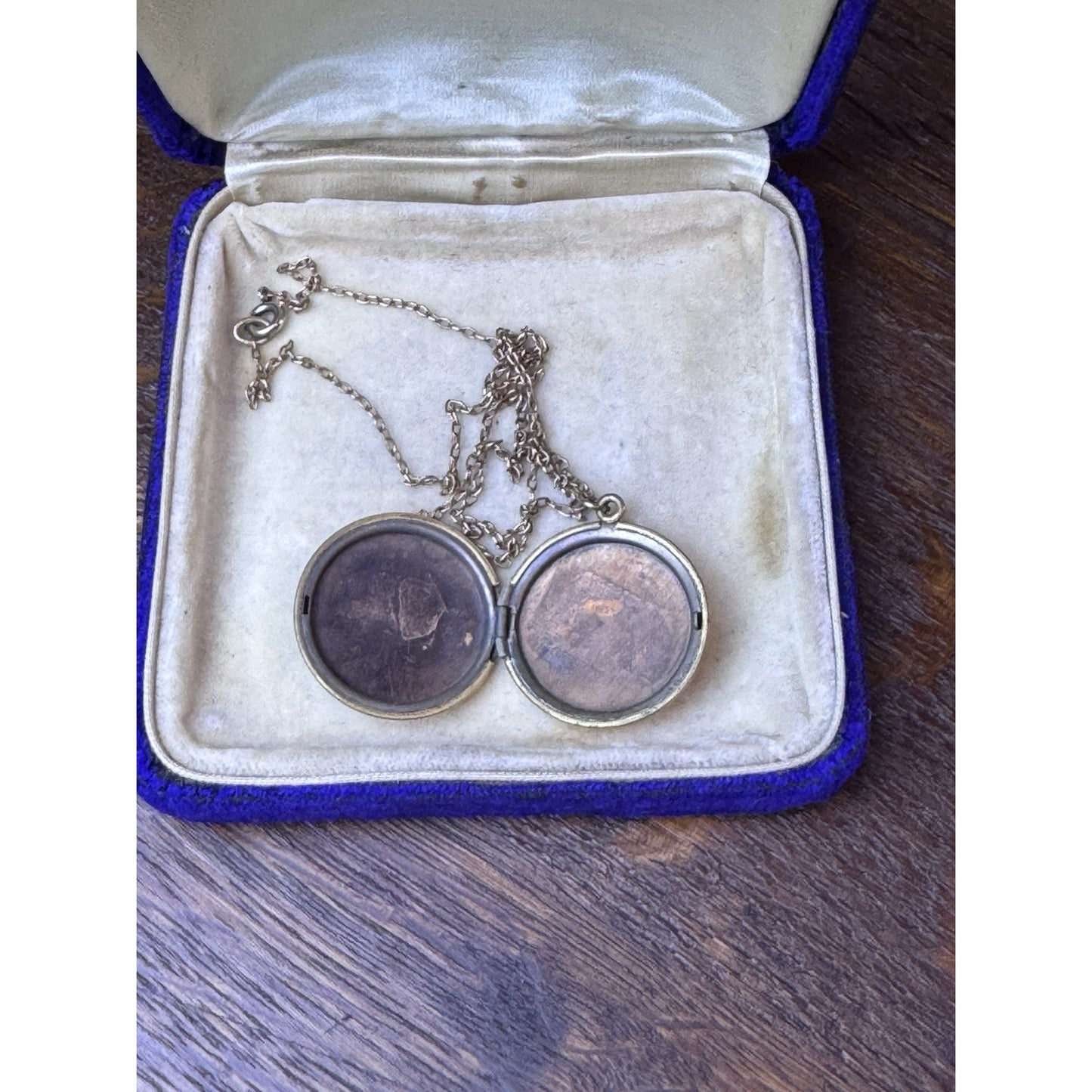 Vintage Gold Filled USN Anchor Locket Necklace 19” Chain Sweetheart Military