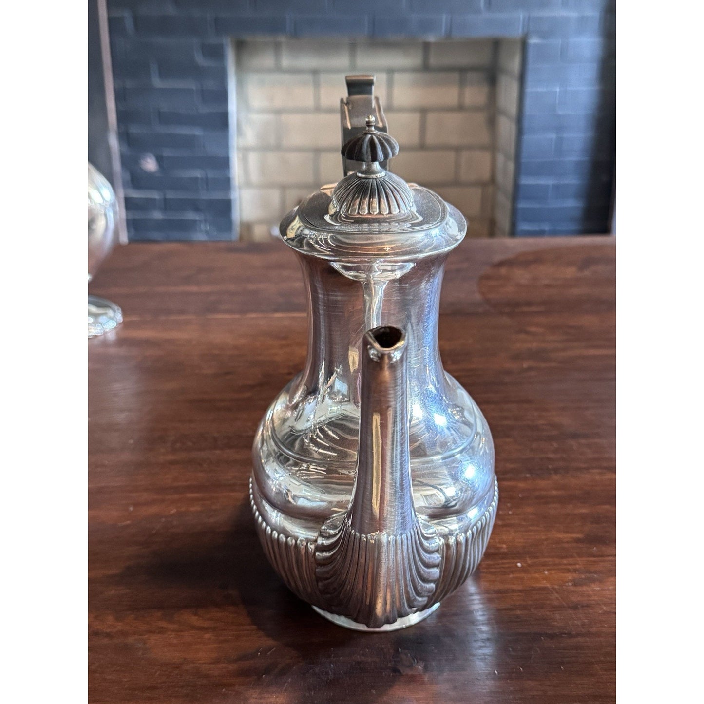 Vintage Silverplate Coffee Pot SHEFFIELD William Hutton & Sons EPBM
