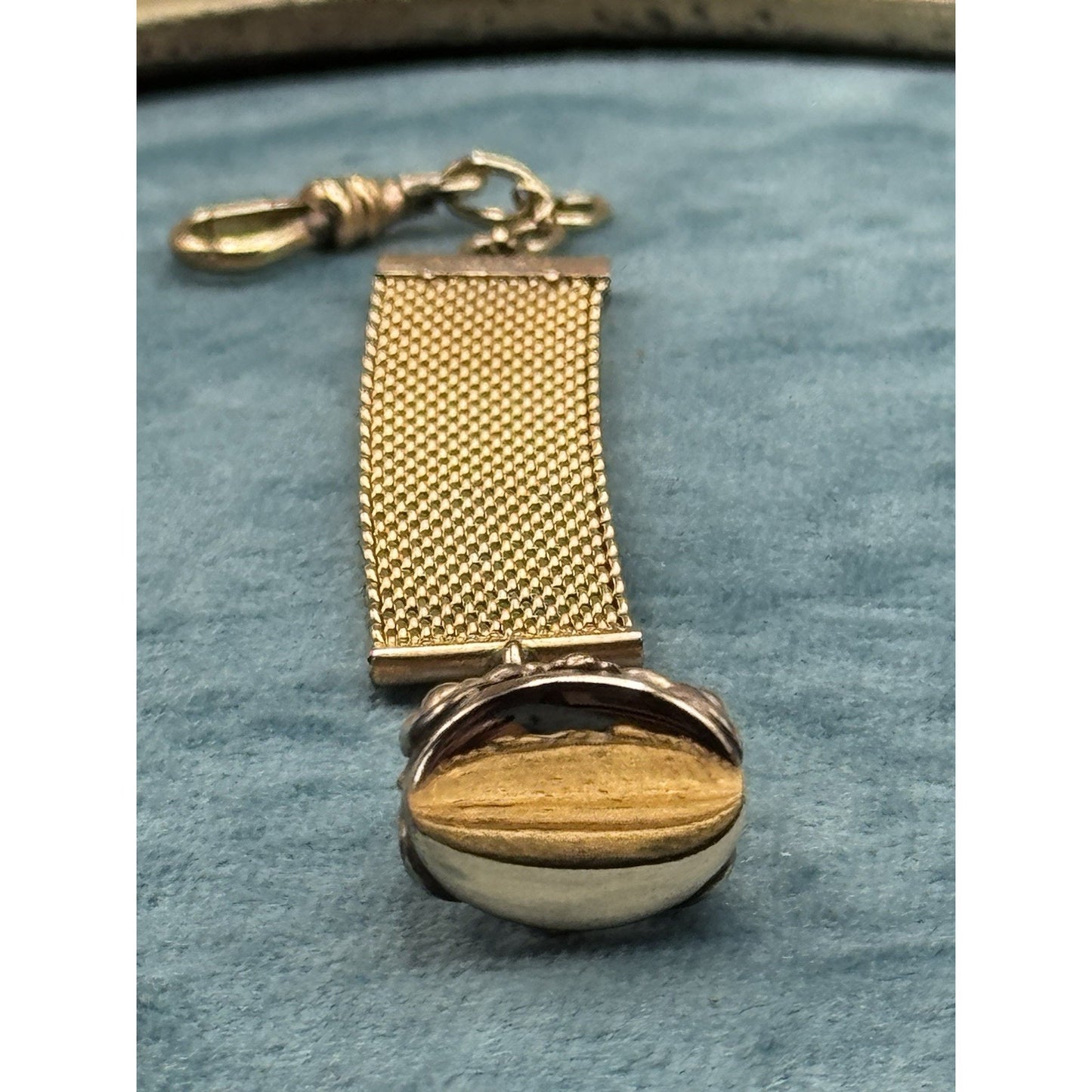 Vintage Watch Strap Fob WRE Gold Filled Signed No Monogram 5.5”