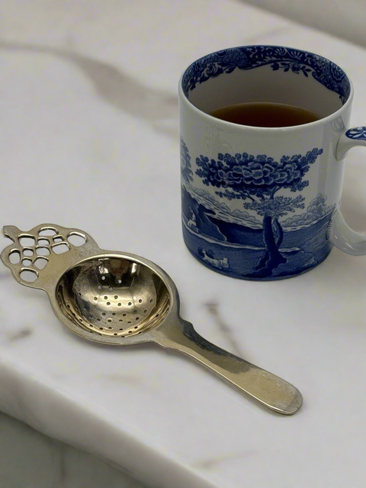 Silver Plate Tea Strainer Vintage