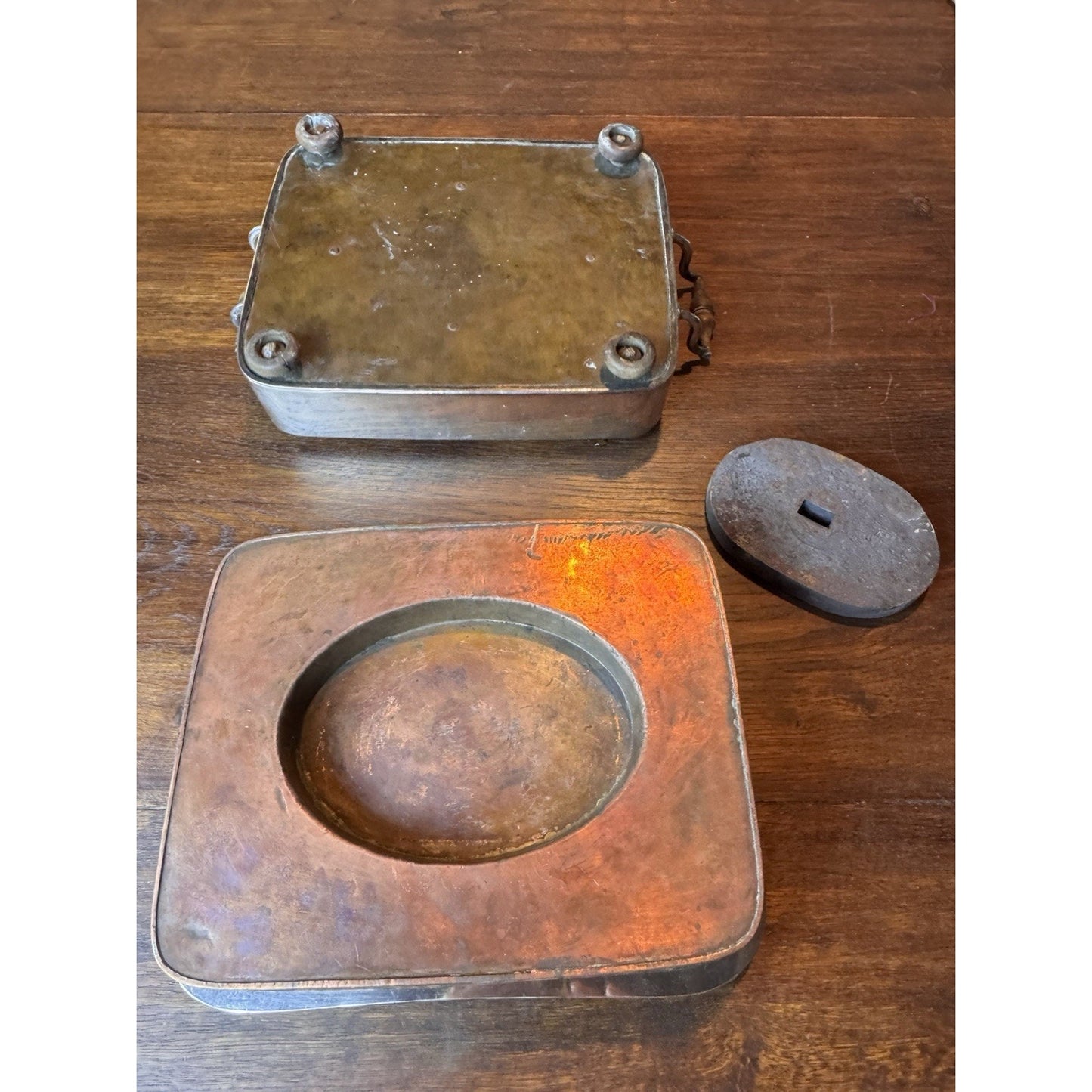 Antique Old Sheffield Silver on Copper Food Warmer 12.25” Georgian Victorian