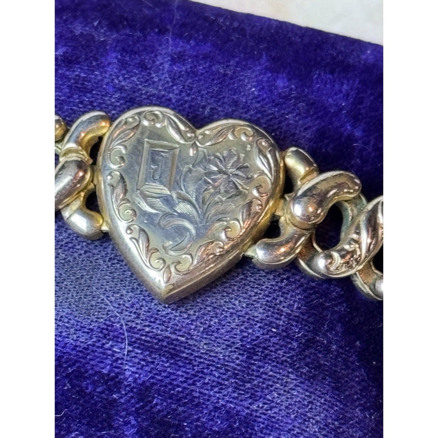 Vintage Pitman & Keeler American Queen Sweetheart Bracelet Gold Filled 1947