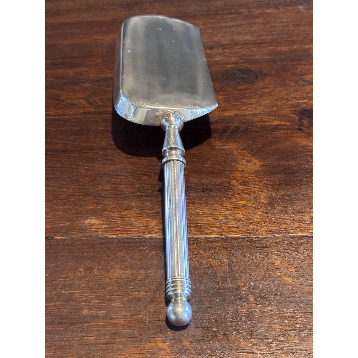 Silverplate Crumb Catcher Silent Butler Table Crumber Serving Scoop 12” Vintage