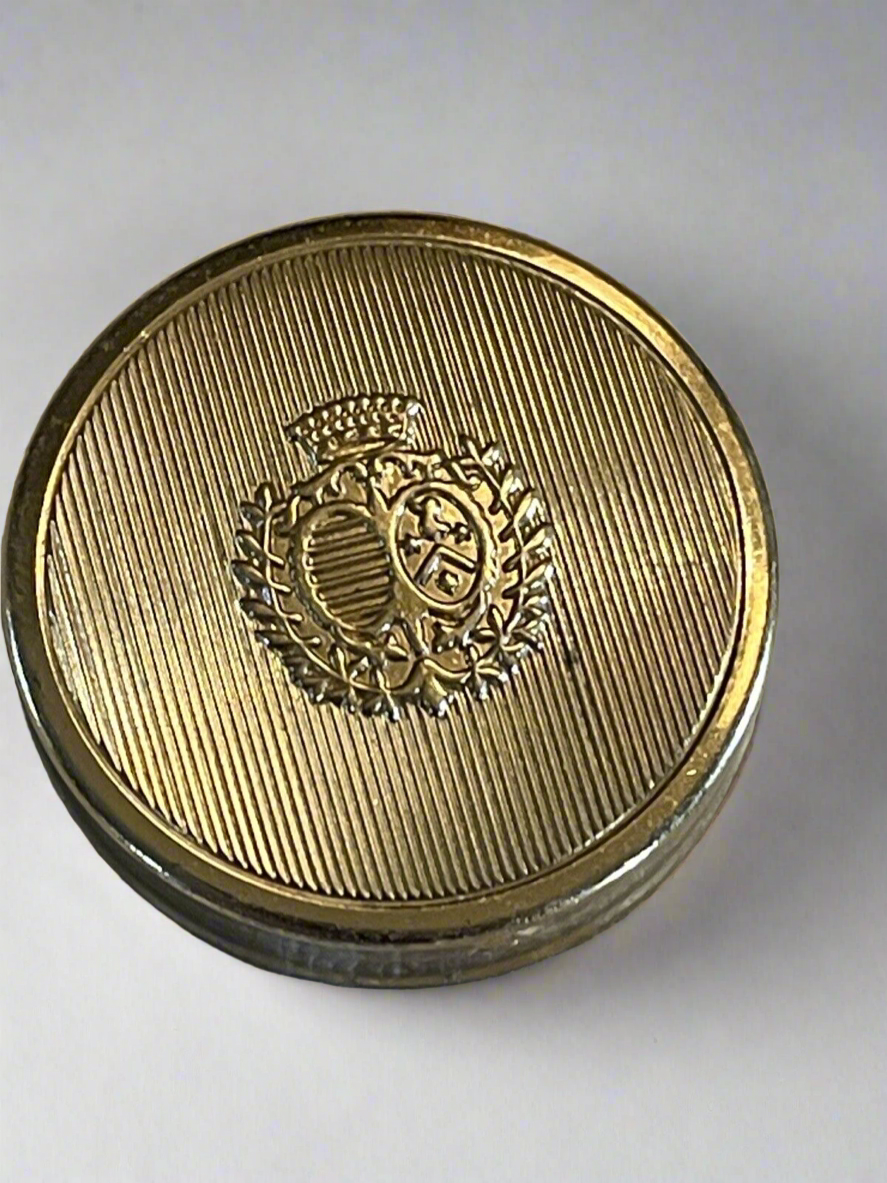 Vintage Rouge Compact with Mirror Du Barry Richard Hudnut Goldtone Cosmetics