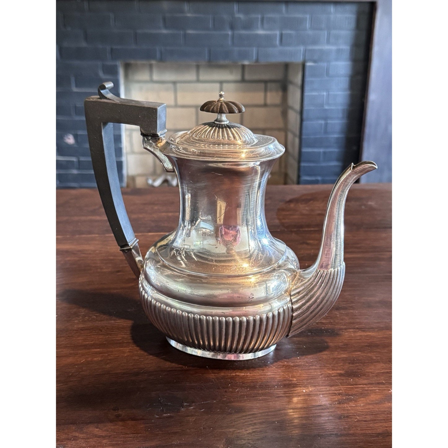 Vintage Silverplate Coffee Pot SHEFFIELD William Hutton & Sons EPBM