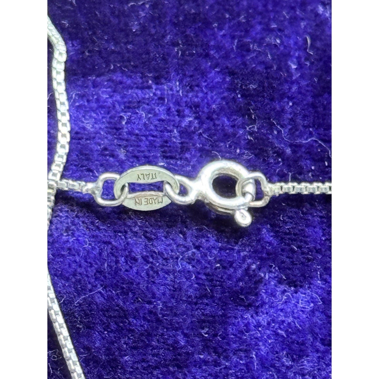 Sterling Silver Cancer Crab Pendant Necklace 18” Italy 925 Zodiac .75”
